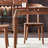 Suspended solid wood table set-106444155