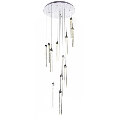 Fuhrmeister 12 -Light Chandelier With Crystal Pendants