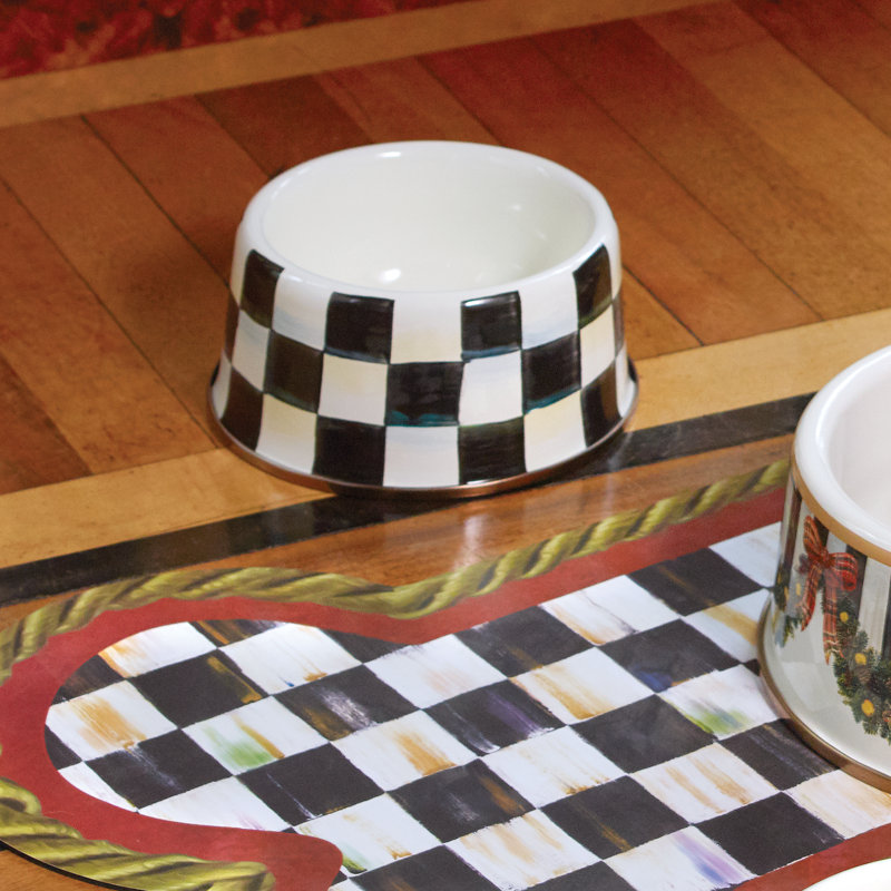 Courtly Check Pet Dish