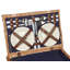 4 Person Wicker Picnic Hamper Natural CREPES