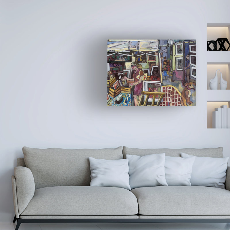 «The Art Show» bolognaise sur toile, H 18 po x l 24 po