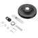 Aspen Creative 21516-21 Canopy Kit, 4-3/4"D with Collar Loop, 1" Centre Hole, Antique Brass