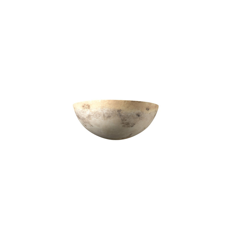 Maarten Ceramic Half Moon, Greco Travertine