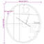 Battistini Iron Wall Clock-428857123