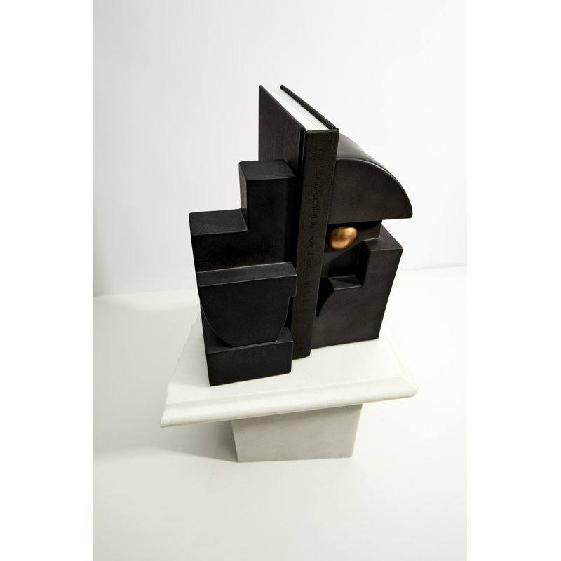 Cubist Bookend Two - Black