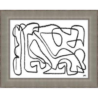 Storied Lines 2 par Thom Filicia - Peinture encadrée sur papier