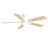 Cissline 46" 5 - Blade Sleek and Modern White Ceiling Fan With Led Lights, Controled With Remote Control Or App-1399904793-1399904790