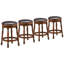 Tomasi Yes Bar Stool with Solid Wood Frame-1690498811