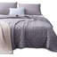  Ensemble de courtepointe réversible en microfibre moderne et contemporain-33396452-33396455