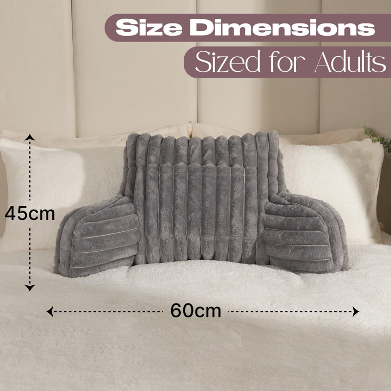 Favorinus Novelty Backrest Cushion, Grey