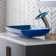 Galaxy Glass Rectangular Vessel Bathroom Sink with Faucet
