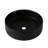 Bathroom Ceramic Sink - , 15.36 In. Depth, Stain Art Counter Matte Black, Fashionable