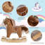 Colusa Kids Plush Rocking Horse w/Sound Ride On Toy Gift 3-6 Years-381635788