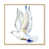 Toile naturelle avec cadre flottant