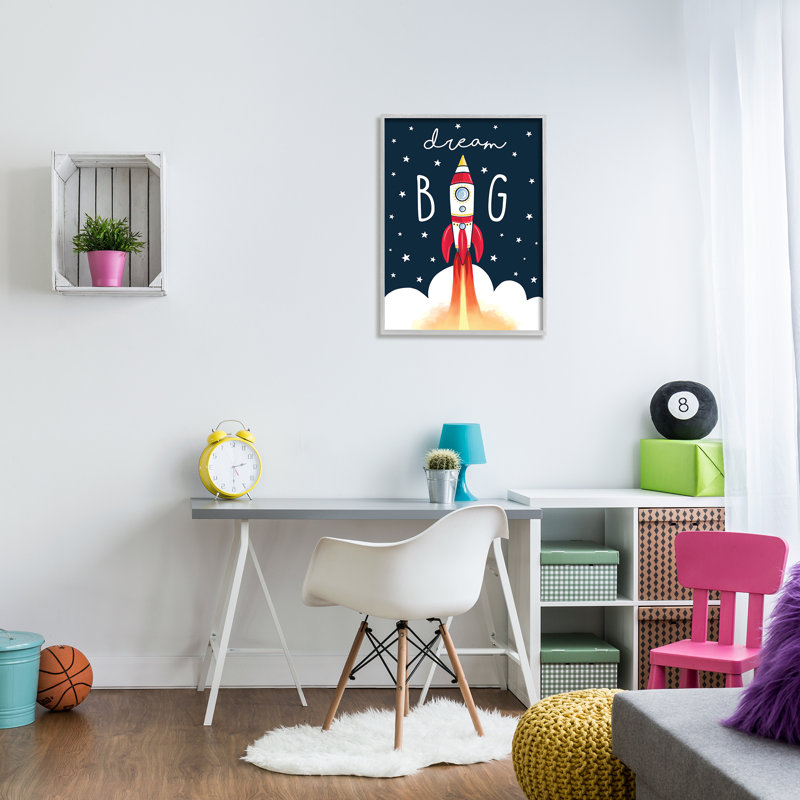 «Dream Big» - impression, Estampe numérique Farmhouse, H 30 po x l 24 po x 1,5 po