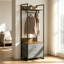 46" Powder Coated Steel Clothes Rack
