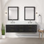 Meuble-lavabo double noir 72 po X P 22 po D-117825072