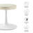 Lippa Vegan Leather Round Stool-108574832