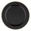Assiettes plates rondes jetables en plastique blanc nacré (25 cm) - 120 assiettes-1503917103