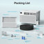 10,000 Btu Window Ac,Cools 450 Sq.ft, 6-In-1 Modes, Remote Control, Easy Install & Energy Saving, White