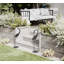 Watchful Crane Pair Garden Sculpture