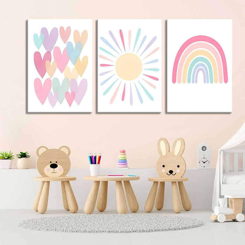 3 Piece Wrapped Canvas Wall Art