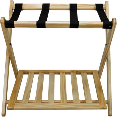 Folding Wood Luggage Rack