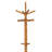 Cosman Golden Brown 11-Hook Freestanding Coat Rack with Hanger
