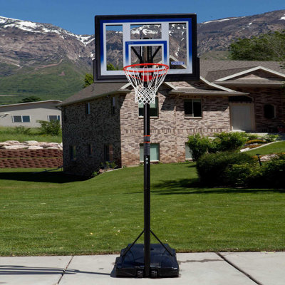 Lifetime Height Adjustable Portable Basketball Hoop (48" Polycarbonate Backboard)