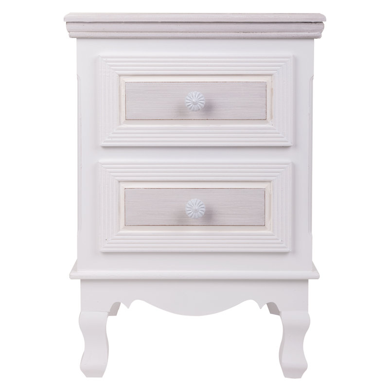Pratiksha 37cm W Manufactured Wood Bedside Table