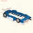 Race Car-Shaped Platform Bed With Wheels-2096486100