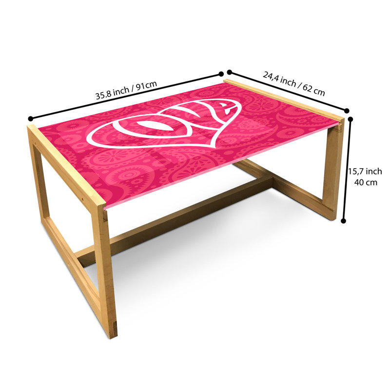 Jameion Sled Coffee Table, 90cm H x 62cm W x 40cm D
