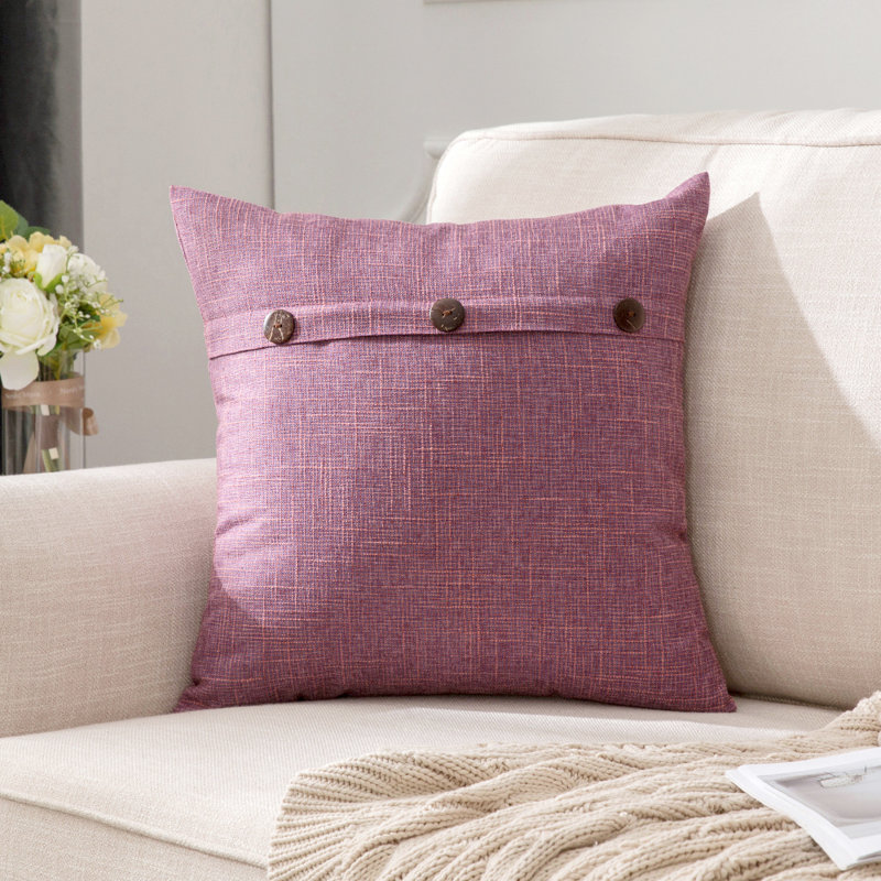 Geometric Throw Pillow, Pink