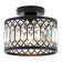 Amorete Iron Semi Flush Mount