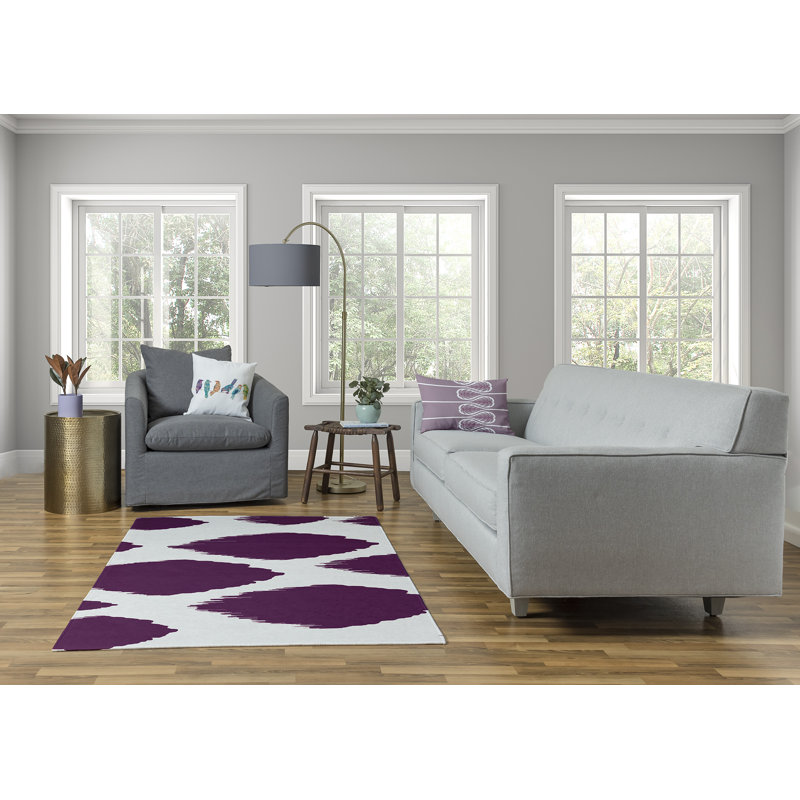 Blevens Chenille Abstract Indoor Rug, Rectangle 8' x 10'