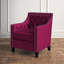 Fauteuil en polyester capitonné de 29 po de largeur Chilukki-69823073