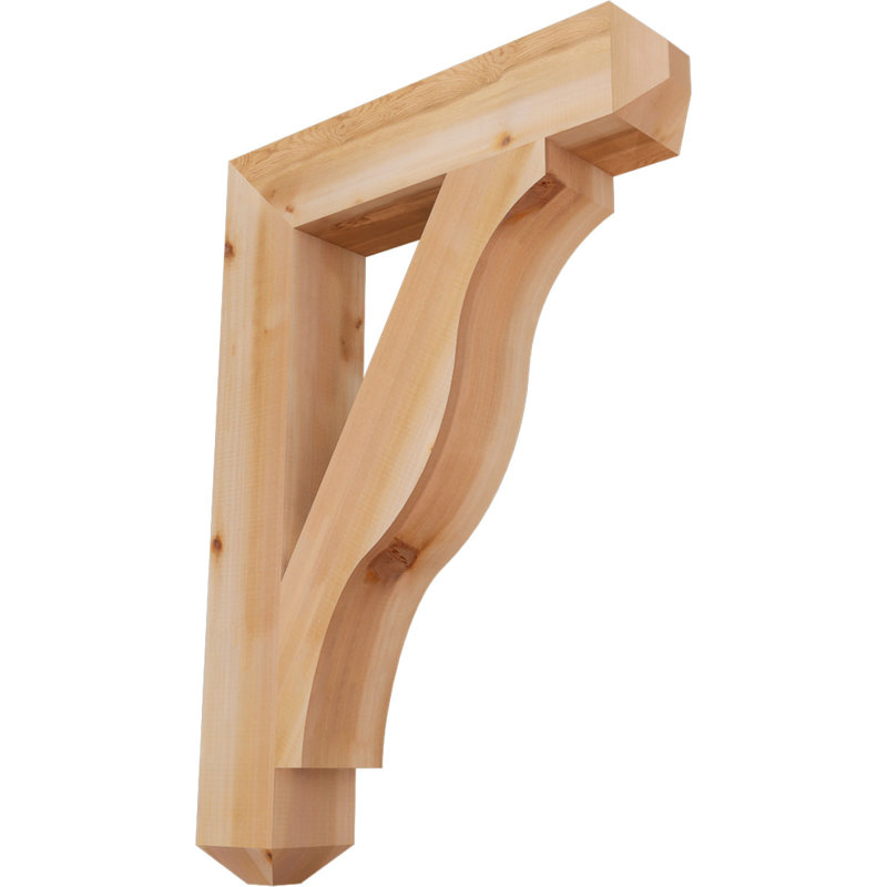 Support pour artisan Funston, Lisse, Cèdre rouge, H 42 po x l 5,5 po x P 30 po