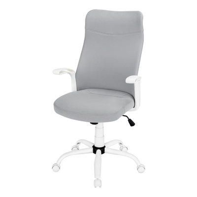 Ergonomic High-Back Office Chair with Adjustable Height, Swivel, and Padded Armrests for Comfortable Work, Modern Design
