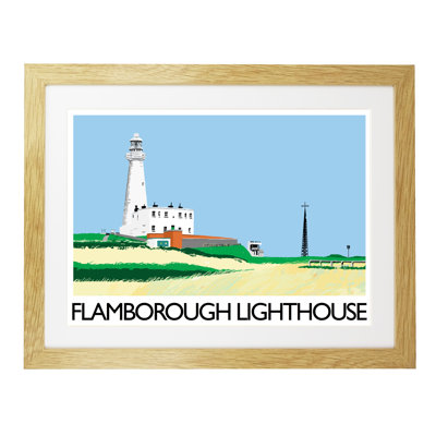 Flamborough Lighthouse 2 by Richard O'Neil - Print