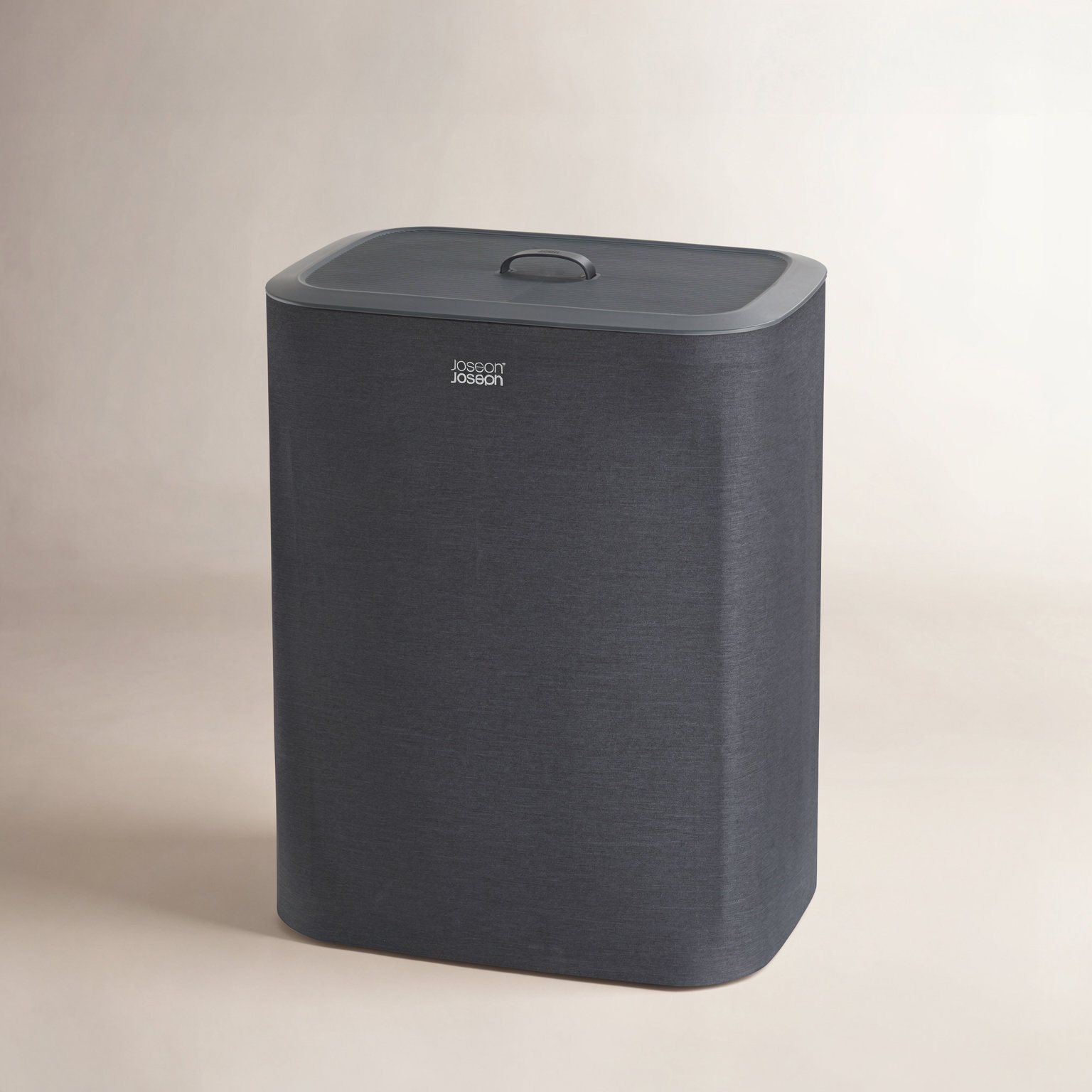 Joseph Joseph Tota Laundry Hamper, Carbon Black, 90-Liter (15.75" x 22.25" x 28")