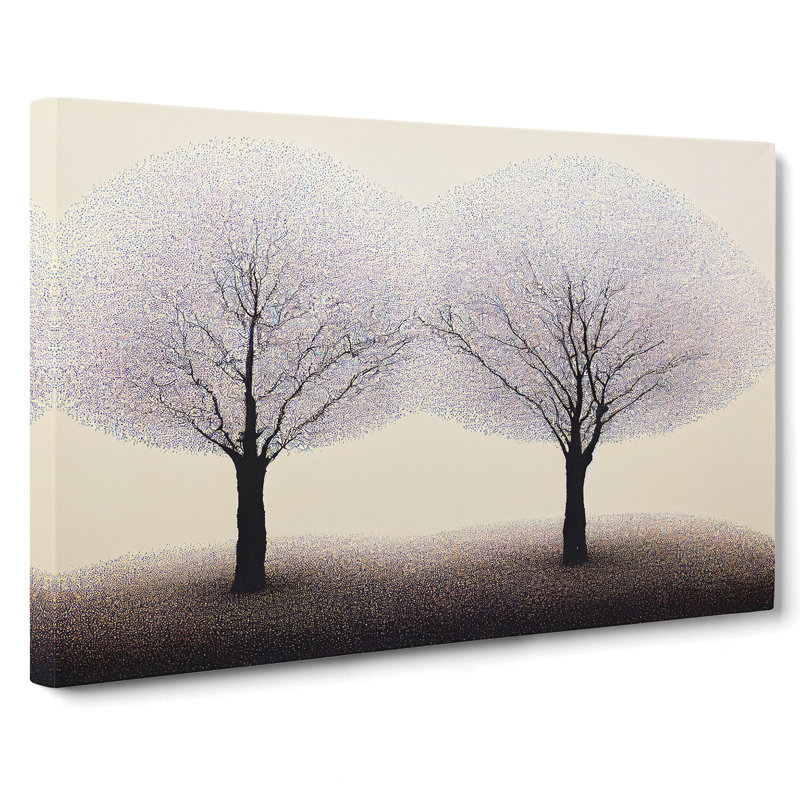 XXX-H1022-WF-6354X Mysterious Trees - Wrapped Canvas Print