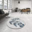 Tapis gris/noir/bleu à motifs-309688532