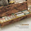 Coffre à jouets, coffre de rangement de 47,2 po avec tiroir et poignées, banc de rangement en bois avec plateau relevable, coffre de rangement-721007044-721007041