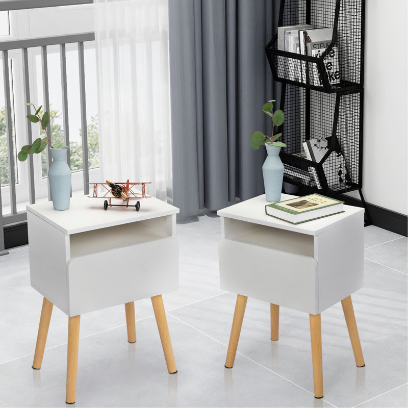 2-Piece Modern Bedside Table
