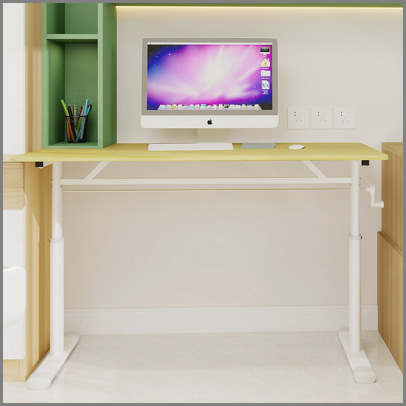 Bureau d'étude réglable pour enfants et adultes à hauteur réglable, bureau polyvalent pour la maison / le bureau, design compact et polyvalent