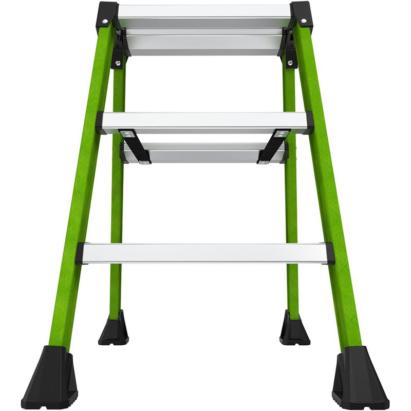Escabeaux Little Giant, marchepied 3 marches, fibre de verre,