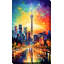 La tour du CN, Toronto, Ontario, Canada V2 - peinture sur toile tendue-88069207