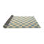 Tapis de surface bleu/crème contemporaine-917037273