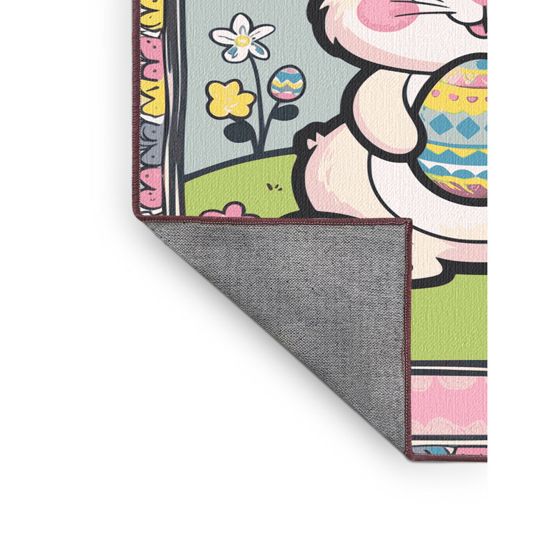 Le tapis des Fêtes de Pâques Printemps Aisle®, Rectangle de 5 pi x 8 pi
