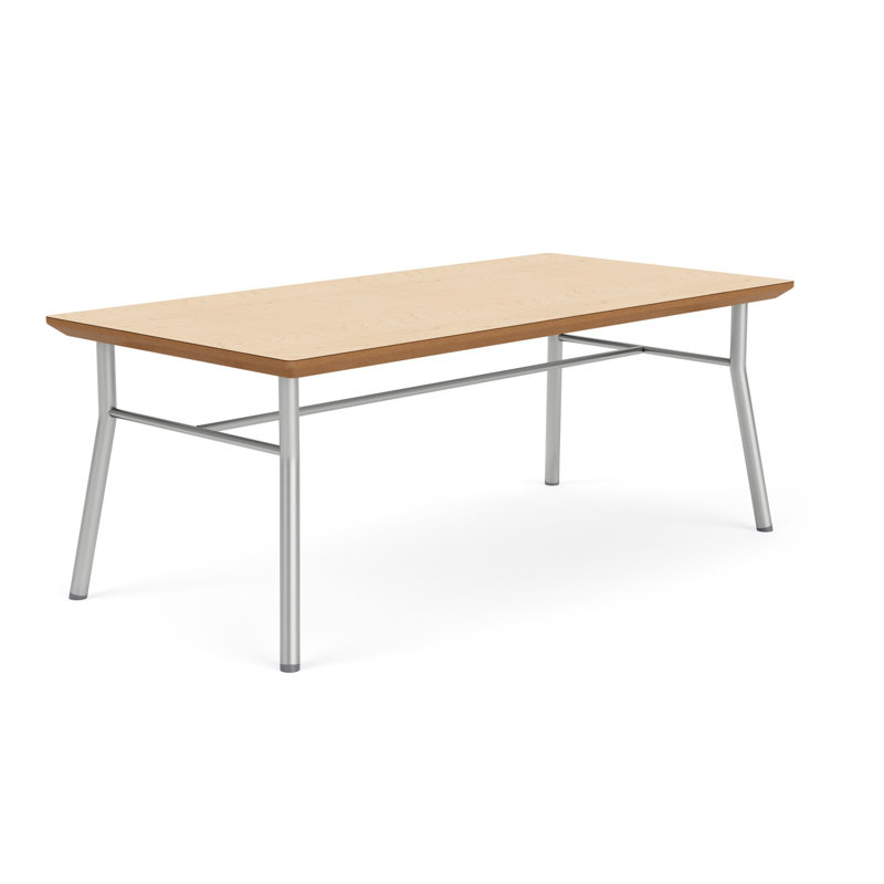 Lesro Table basse Mystic, Natural Wood, Silver
